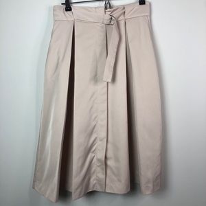 Zara Beige Flared A line Skirt